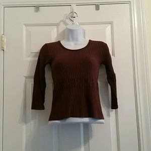 Mingle L brown long sleeve